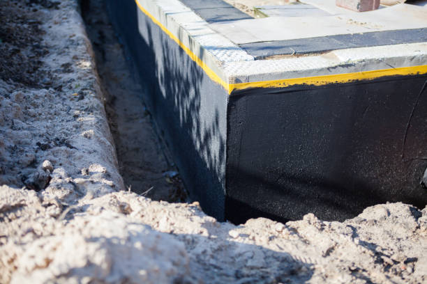 Professional Exterior Waterproofing technician working in Clear Brook, VA